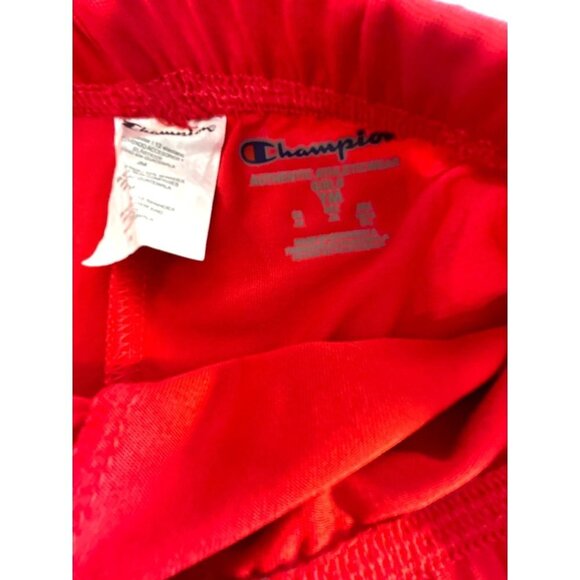 Champion Girls Athletic Shorts Red Size YM - Picture 2 of 4